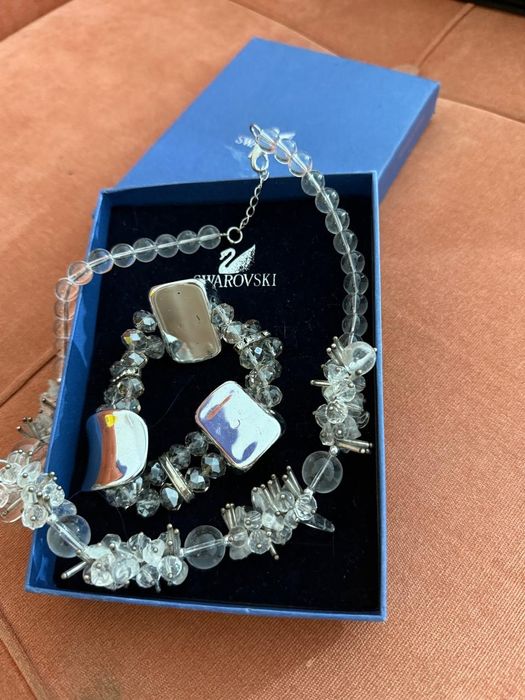 Комплект Swarovski (браслет и колье)