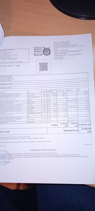 Opel astra j 1.6 cu gpl 2011