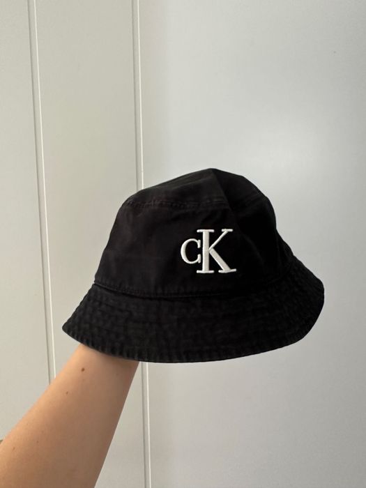 Pălărie de panama, Calvin Klein, unisex, negru