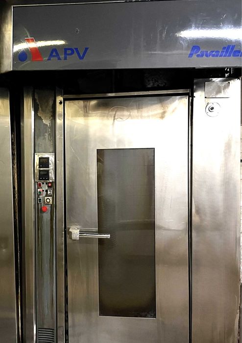 РОТАЦИОННА ПЕЩ на газ с отсмукващ чадър