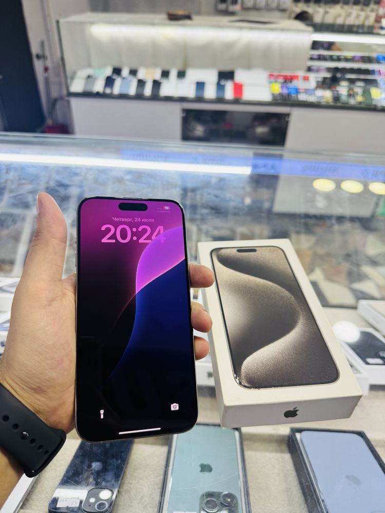 iPhone 15 Pro Max 256 gb 100% dual