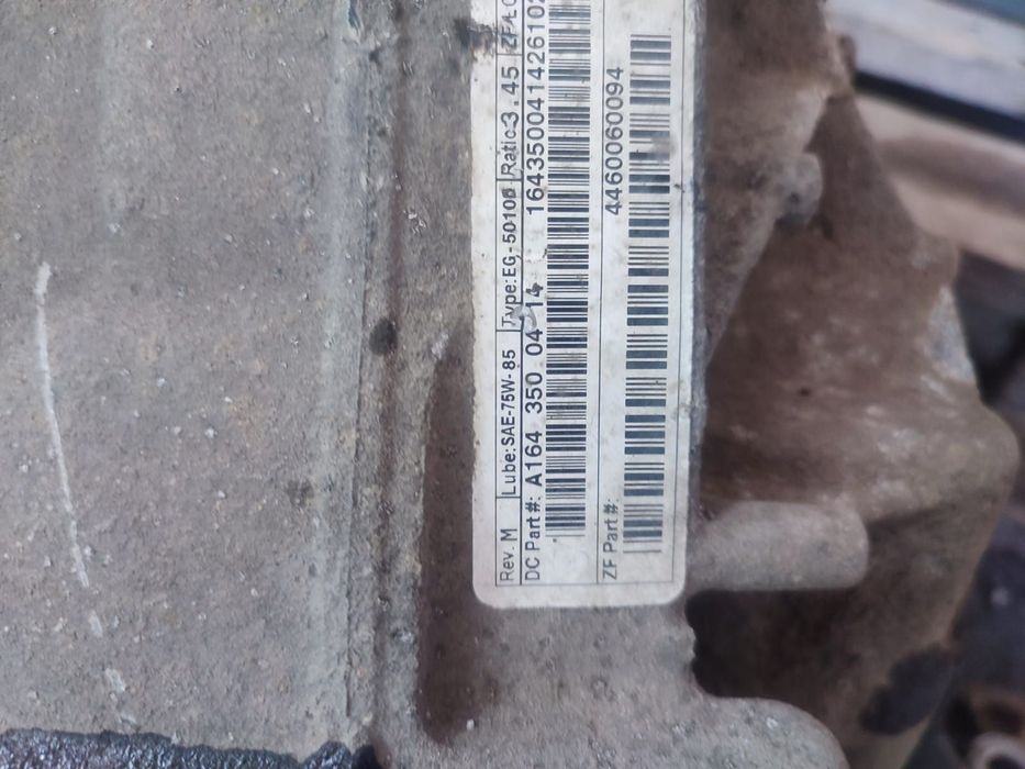 Grup spate 3.0 cdi om642 raport 3.45 a1643500414 Mercedes-Benz ML W16