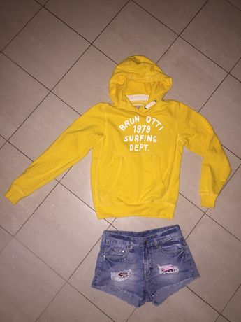 Шлифер/яке;блуза,тениски,суитчър;дънки;пуловер Бенетон146
