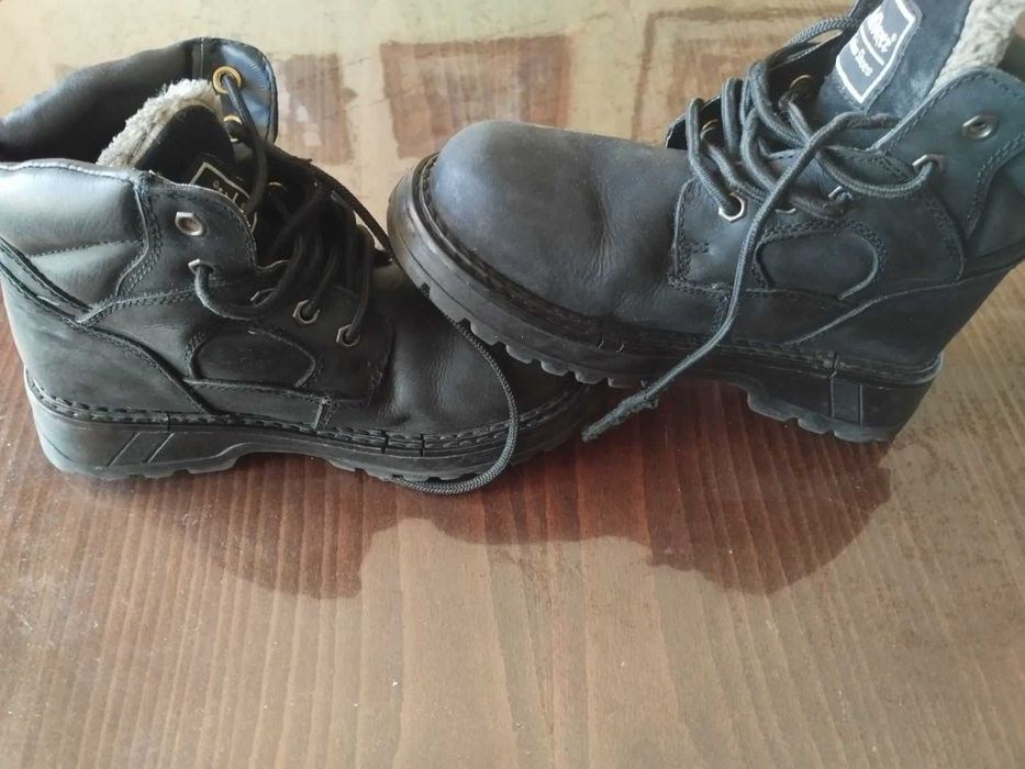 Детски боти БУЛДОЗЕР естествена кожа