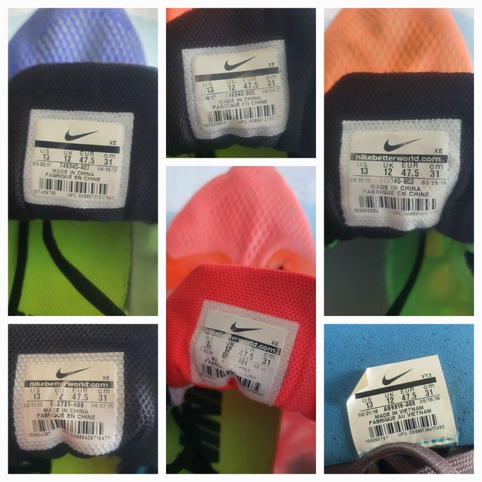 Nike Zoom Pegasus 31/32/Structure 18/Odissey React Nr.47.5 [31cm)