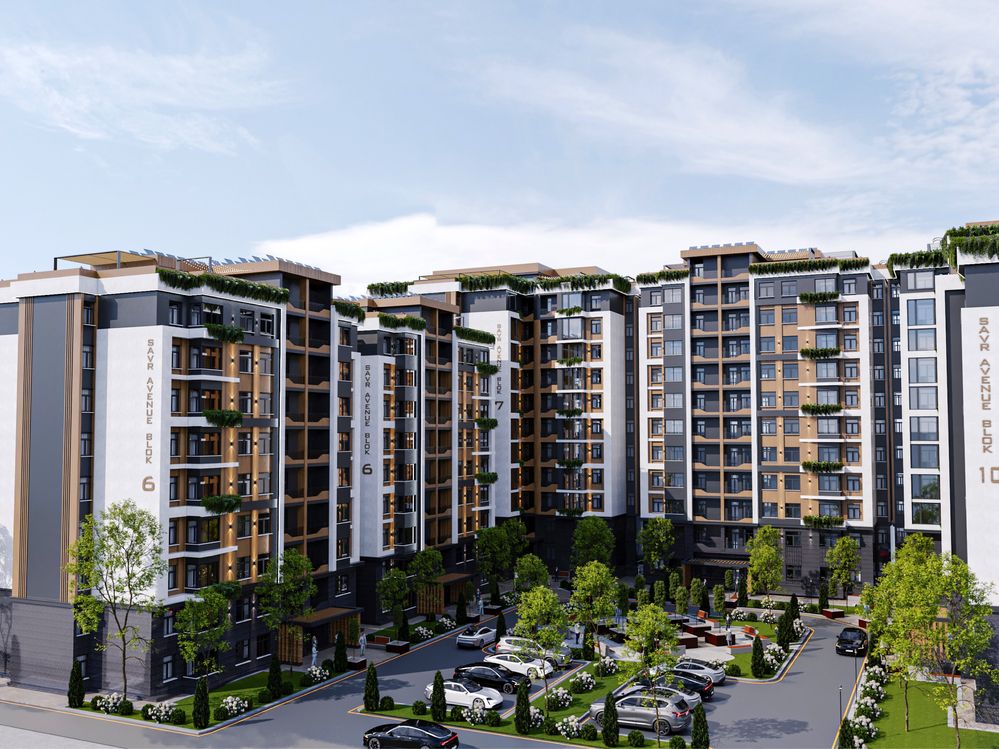ЖК Savr Avenue 2-к квартира 57.5м2. Улица Савр, Мирабад