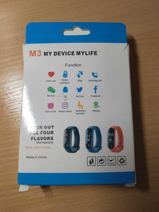 Смарт гривна M3 Intelligence Health Bracelet