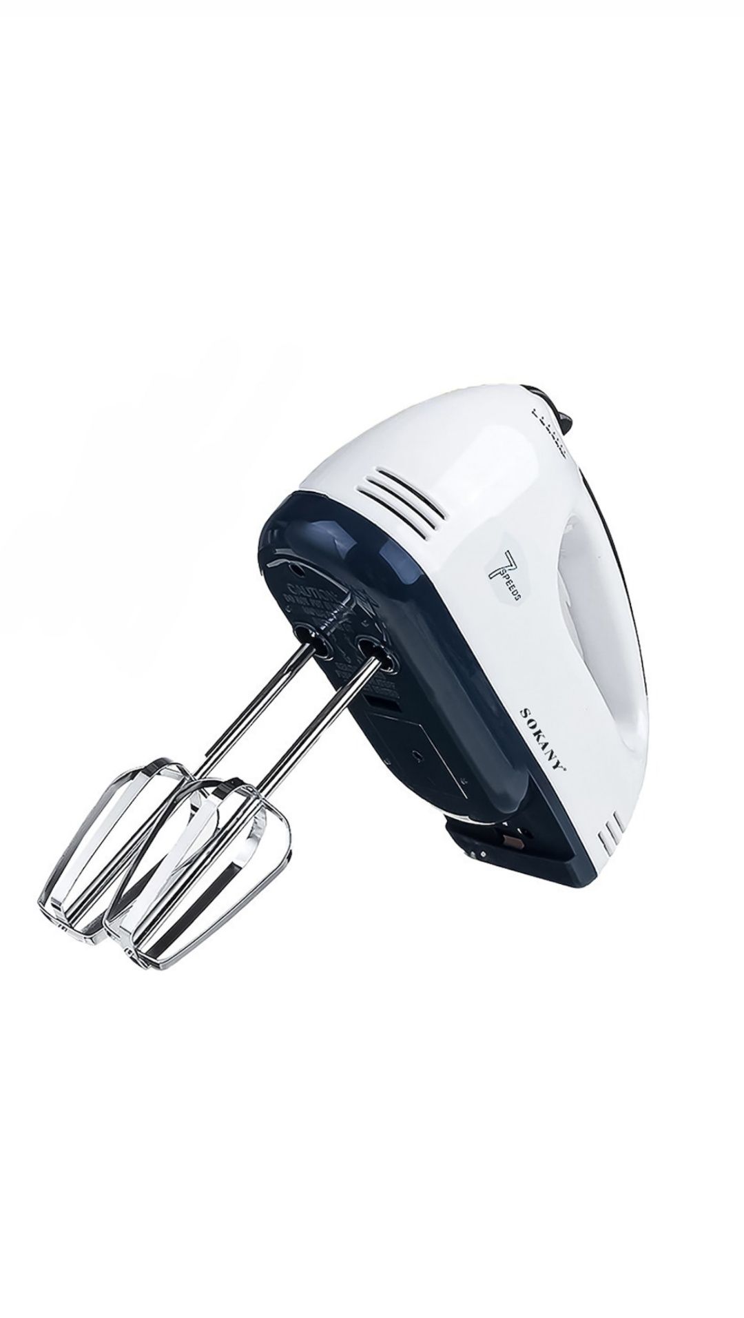 Mixer de mână alb