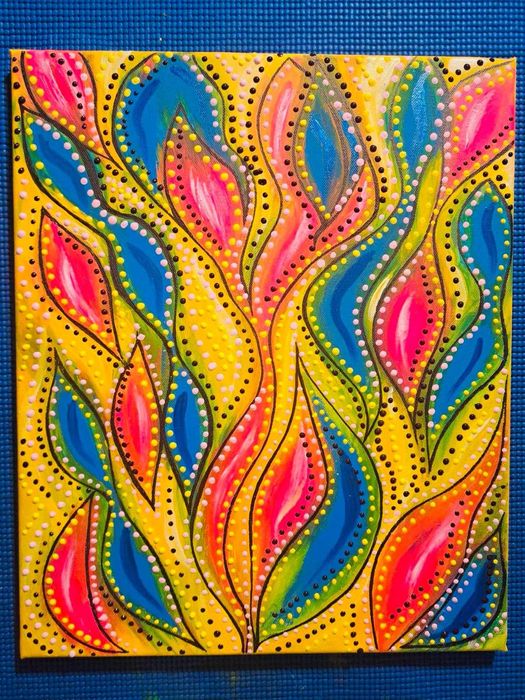 Picturi colorate unicat