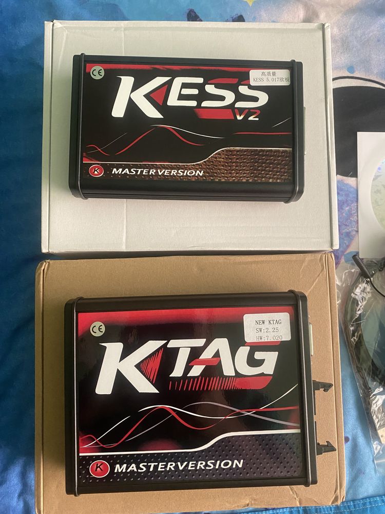 Kess v2 + ktag kit plus cablurile aferente