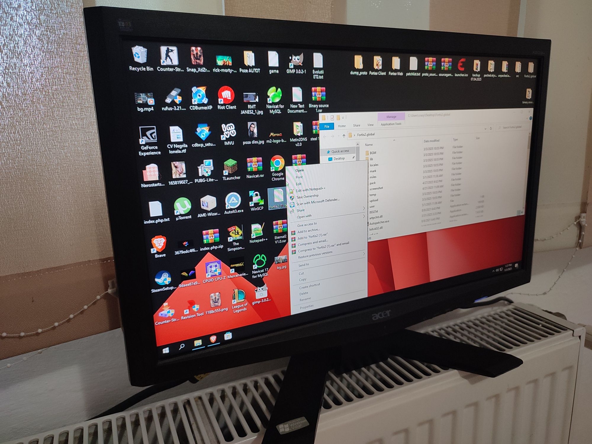 Desktop PC + Monitor + Periferice