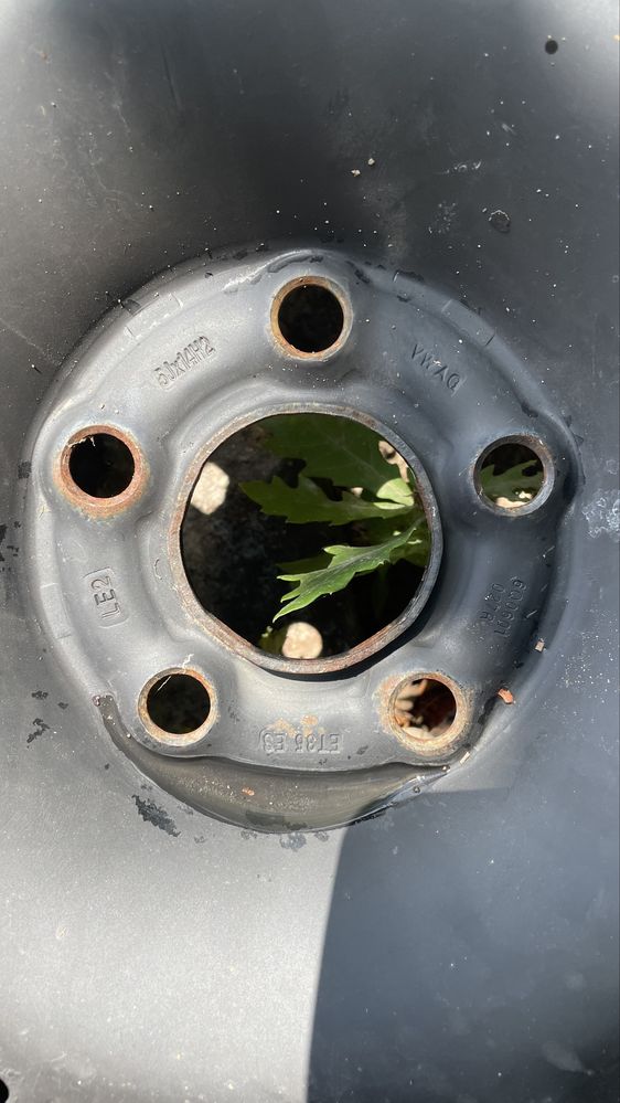 Стаманени джанти с гуми 14 5x100
