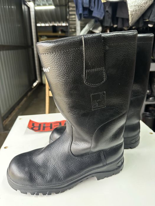 Cizme piele bocanci protectie pompieri germania ews awg svsu isu