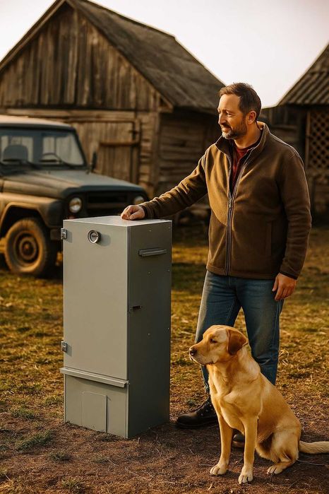 Afumatoare Carnat Carne Branza Peste Alimente Clisa 80x30x40cm BN