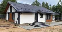 Vând case pe structura metalica