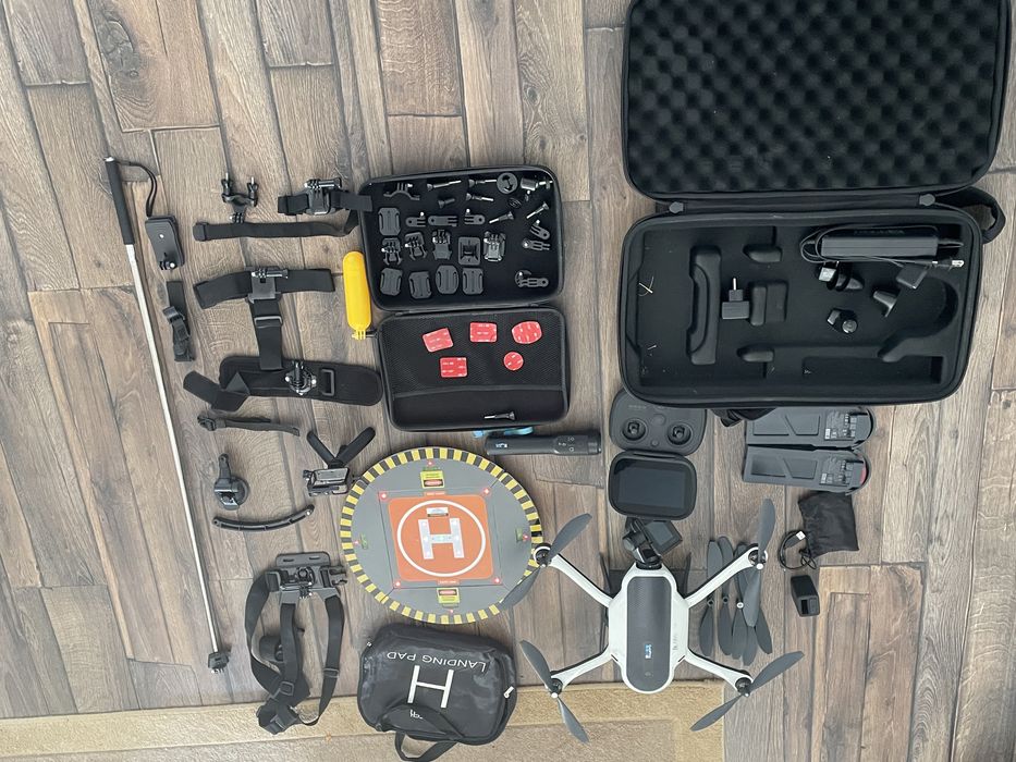 GoPro Hero6, set complet drona Karma, Gimble + prinderi