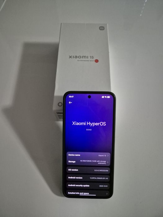 Xiaomi 15 Black 512GB 16GB RAM с 24 месеца гаранция