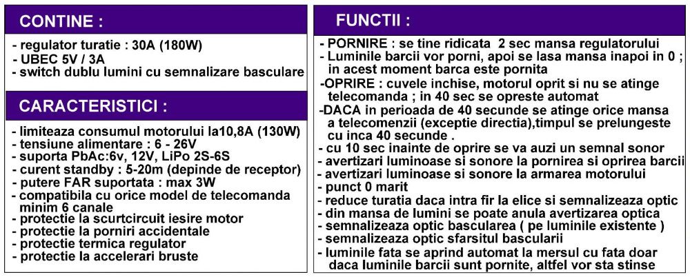 Placa FULL Electronica completa navomodel/barcuta/vaporas plantat V5.