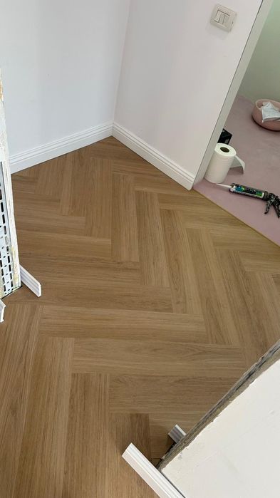 Montaj parchet laminat,stratificat,herringbonne,spc,plinta duropolimer
