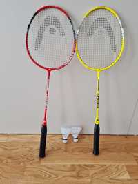 2 rachete badminton Head din titan ( bonus 1 coarda si glidere)
