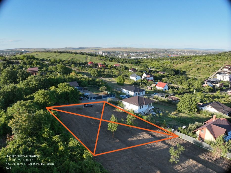 Teren intravilan Bucium 1.200 mp PUZ aprobat utilități Preț sub piață