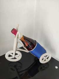 Suport handmade sticlă de vin în formă de bicicletă
