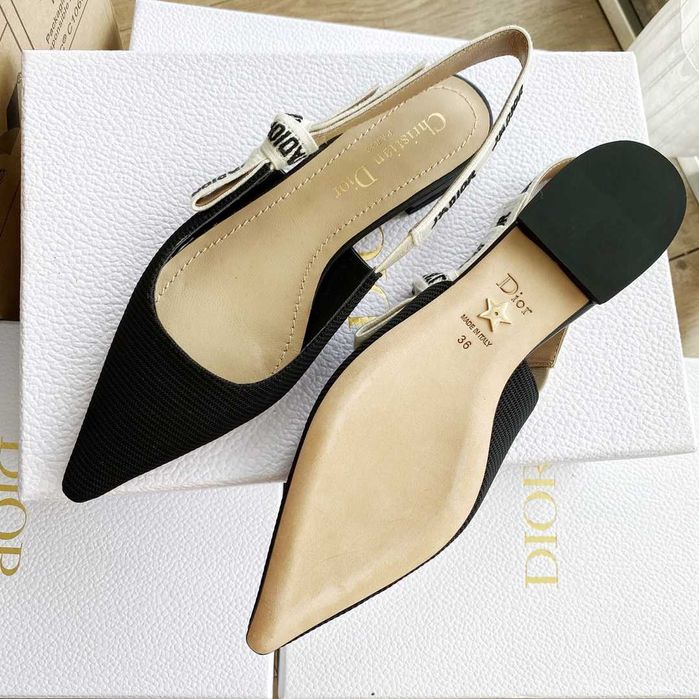 Sandale Christian Dior J'Adior flat, marimi 38,39, pantofi Premium