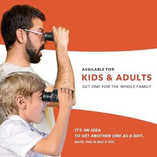 Нов Мини Бинокъл 10x25 Възрастни Деца Туризъм Лов Природа наблюдение