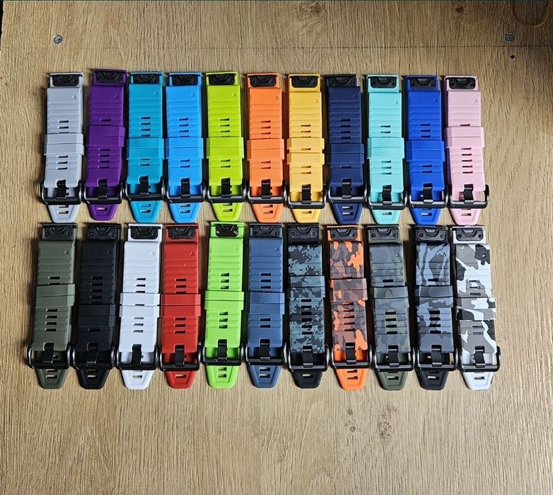Curea silicon garmin fenix 8X 7X 6X PRO, 5X etc TOP PREMIUM  26mm