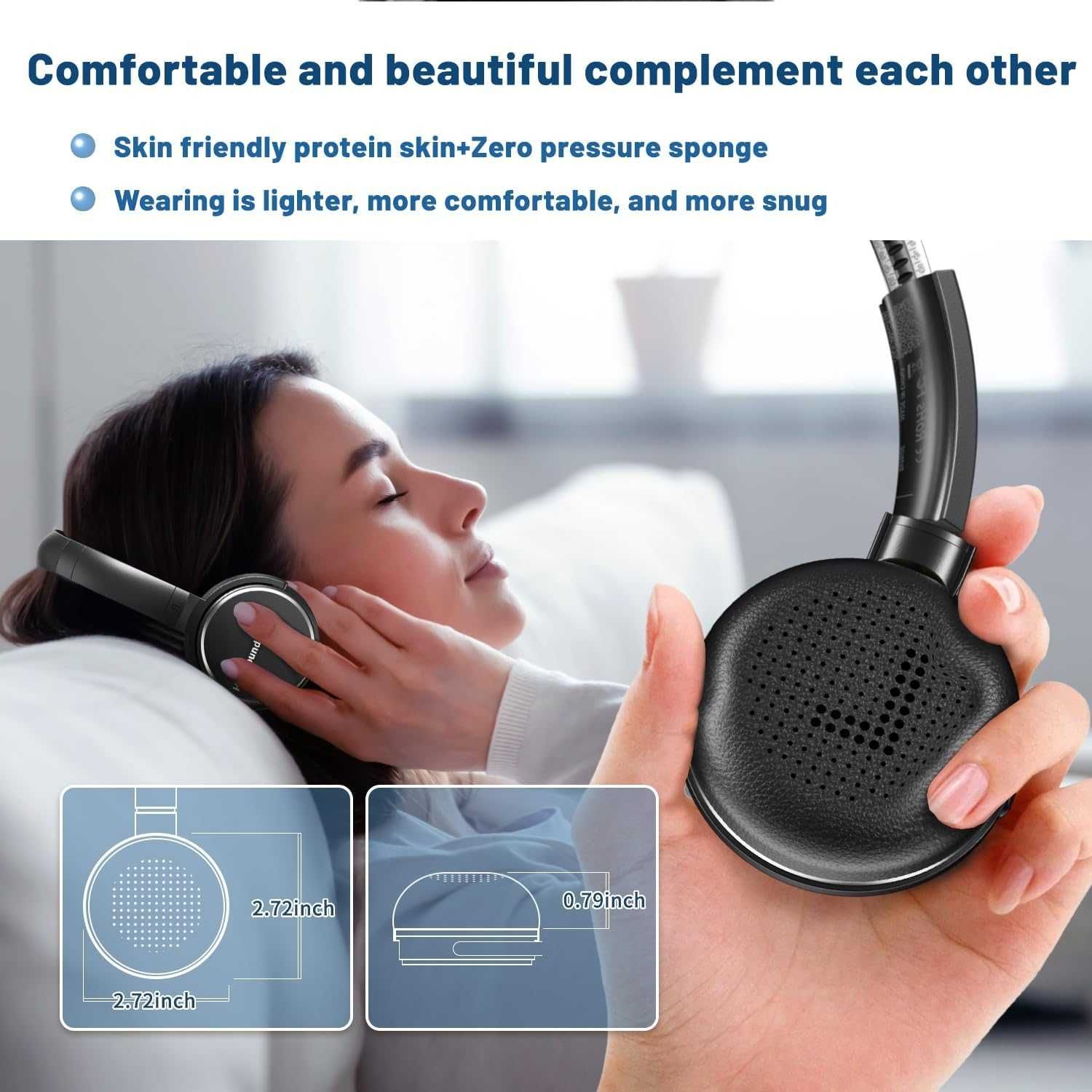 BKM600 Безжични слушалки за телевизор, с Bluetooth USB предавател