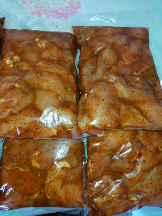 Маринованные бёдра мякоть и филе грудки