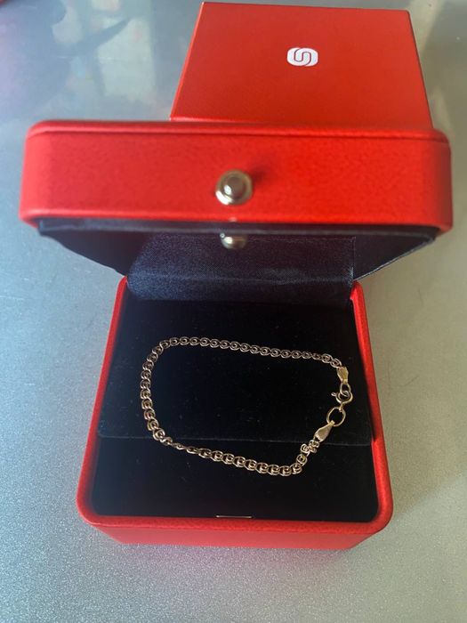 Золотой браслет, 585 проба  Торг уместен