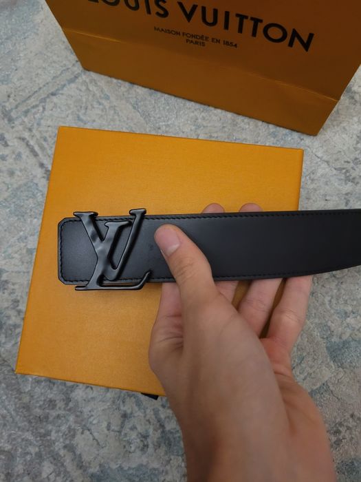 Curea LV barbati Damier Graphite