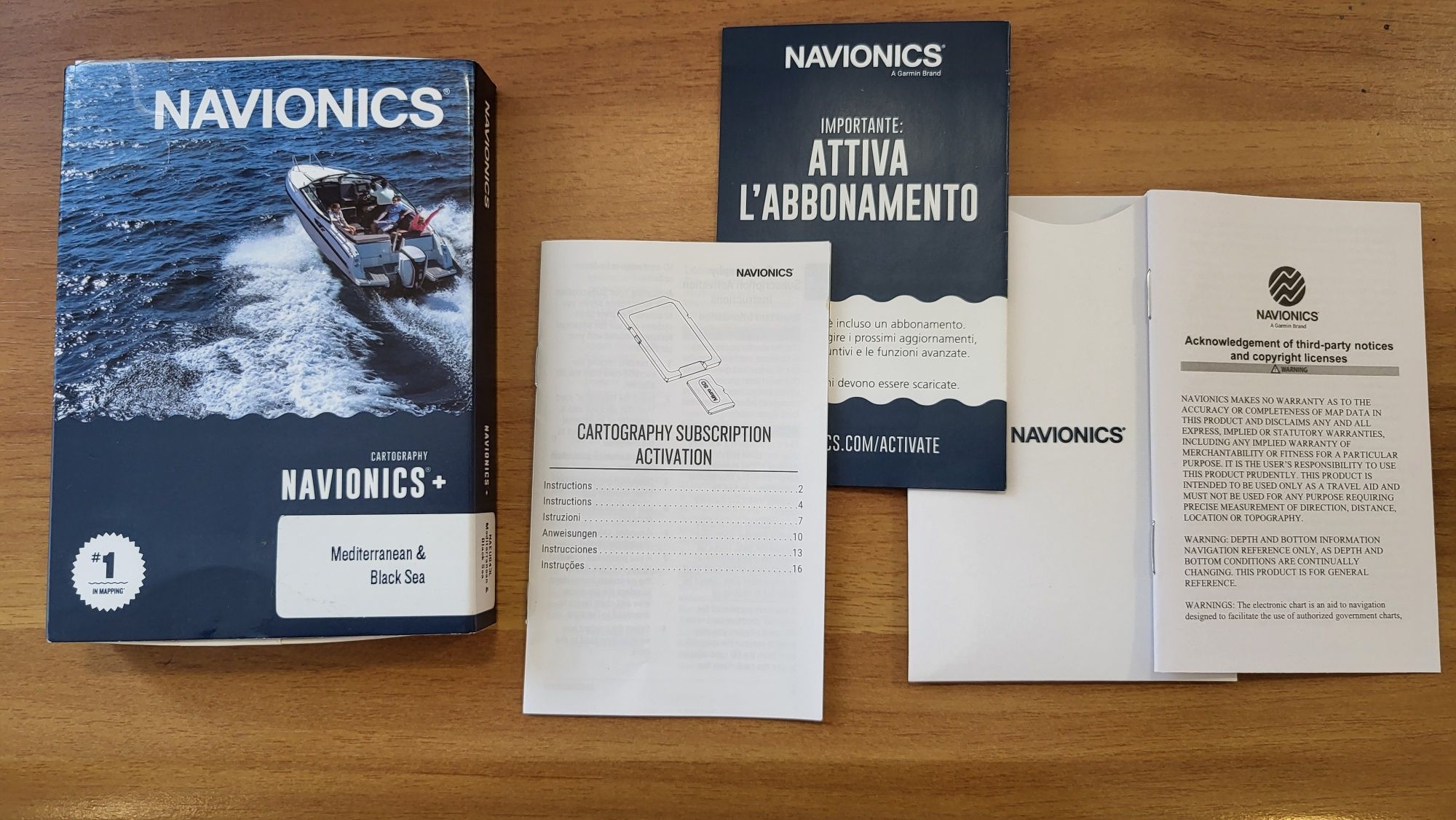Морска навигация Navionics NEU643L +Черно море, Егейско, Адриатическо