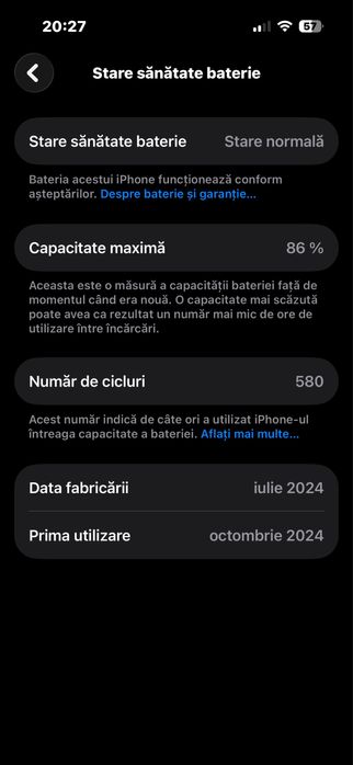 Vând IPhone 15 128GB