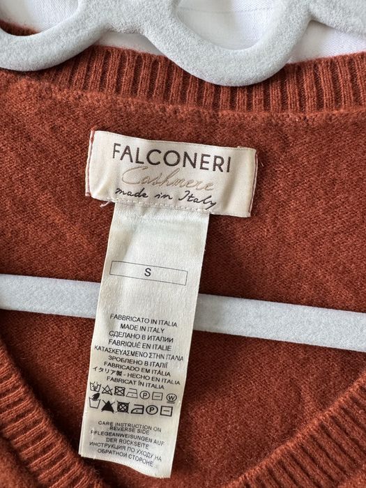 Pulover Falconeri 100% cașmir Teracotă, mărimea S
