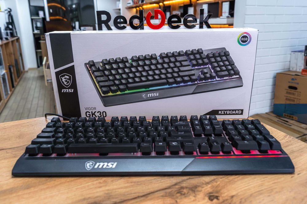 Клавиатура MSI Vigor  GK30  Магазин Red Geek