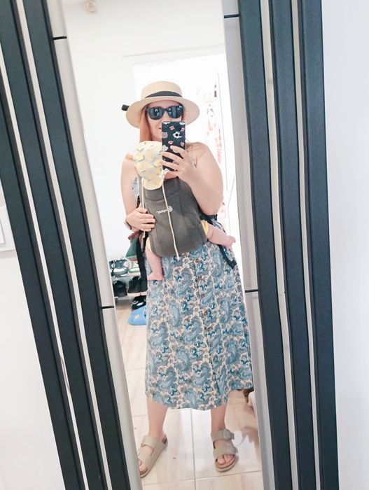 Ergobaby Embrace Cotton – marsupiu ergonomic, stare fo