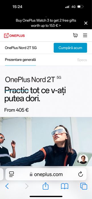 OnePlus Nord 2T 5G 12/256 GB NOU