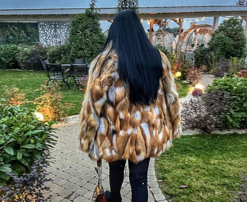 Blana naturala din vulpe siberiana