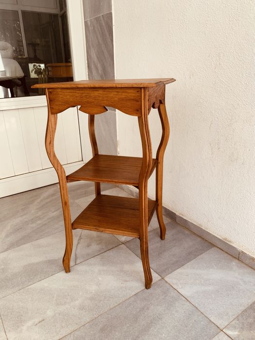 Дъбова френска конзолна маса