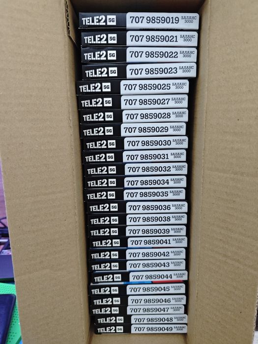 Продам номера с тарифом  выгодно промо 2590 теле2