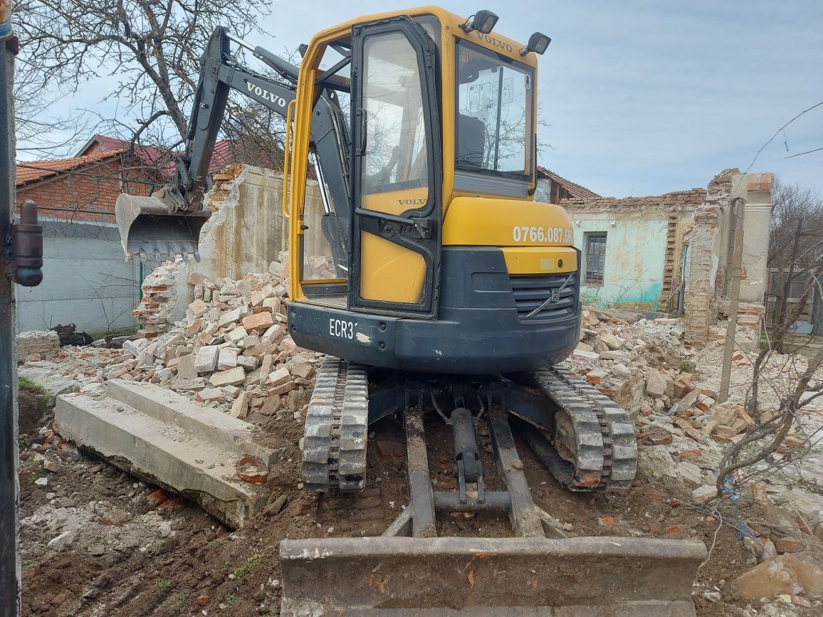 MINIEXCAVATOR mini excavator, închiriere miniescavator mini escavator