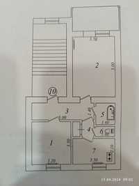 ЛАБЗАК 2/3/4. Кирпич. 57м2. Супер локация.