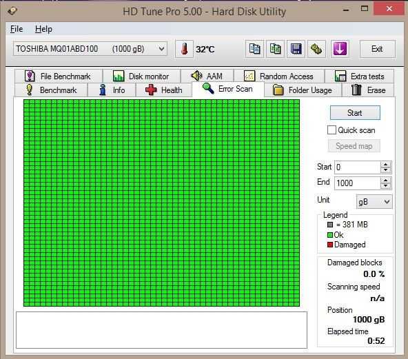 1TB HDD / Хард диск Toshiba 2.5''