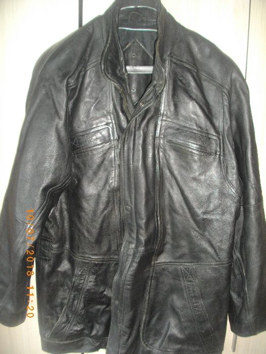 Мъжки Естествена Кожа-Якета-Дълги Шуби-Къси Спортни-Внос-Ползвани