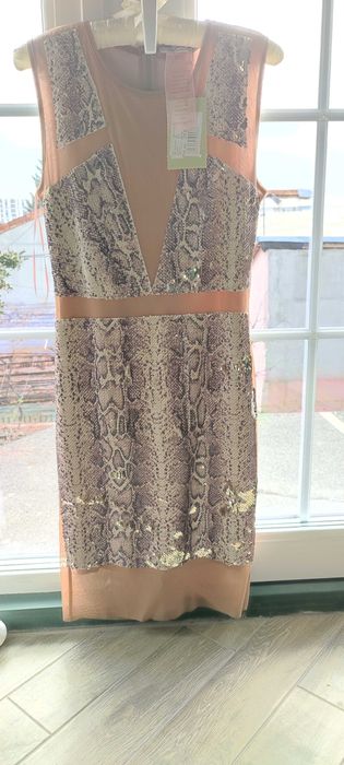 Rochie BSB cu paiete aurii superba