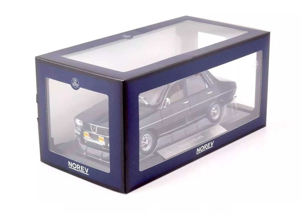 Macheta Renault 12 Norev scara 1/18  1973 Negru