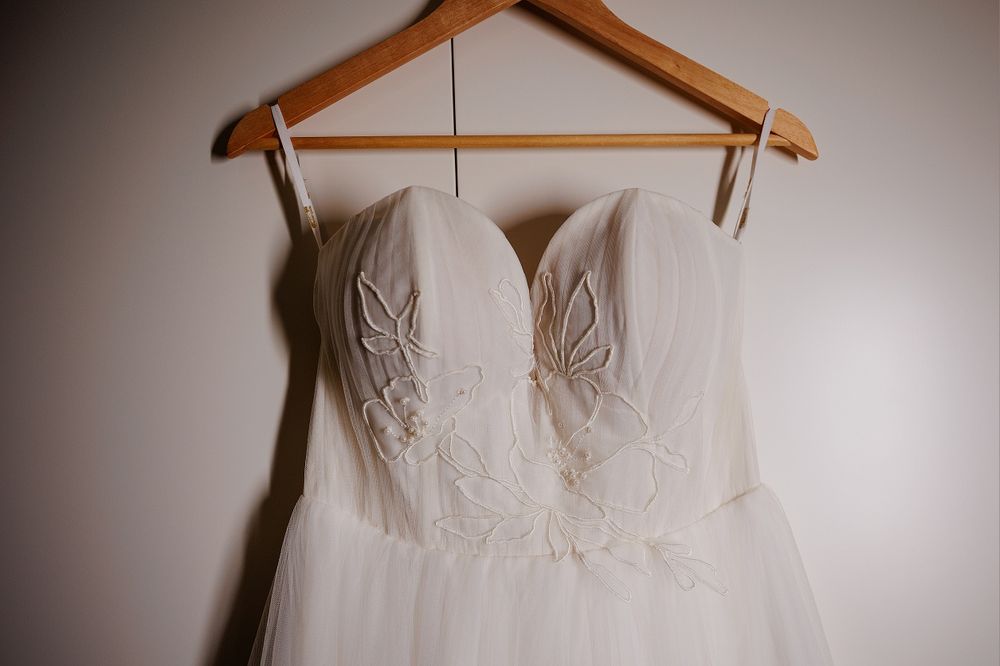 Rochie de Mireasa cu Maneci Detasabile