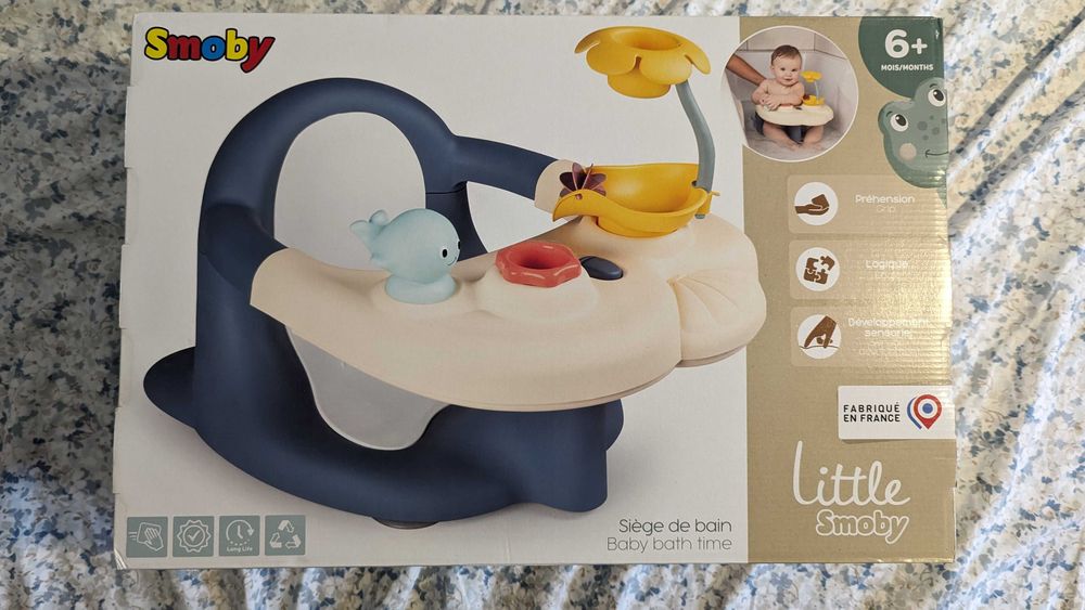 Бебешка играчка/седалка за вана Baby bath time Little Smoby